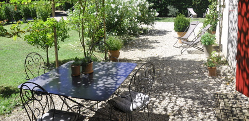 terrasse maison d'hôte